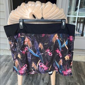 LULULEMON skort fitness skirt size 16 zipper pocket